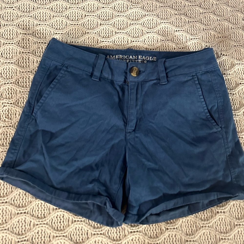 American Eagle Outfitters Denim Midi Shorts